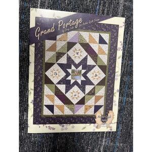 GRAND PORTAGE By Doug Leko ANTLER QUILT DESIGN 2015 New Quilting Pattern‎ Book